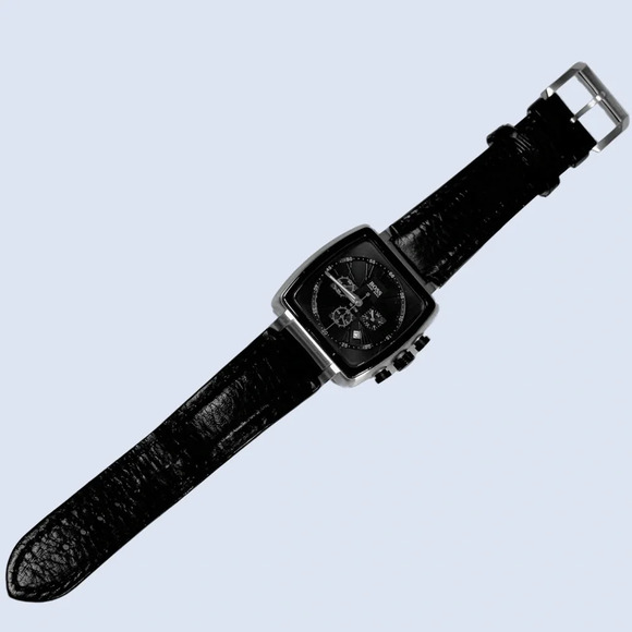 [Rare] Boss by Hugo Boss Square Chronograph Black dial Watch - Picture 3 of 6